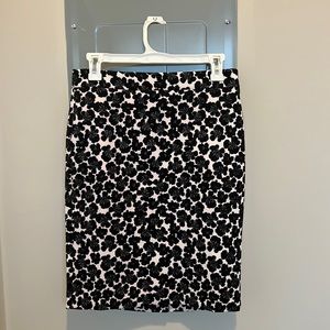 J crew flower skirt